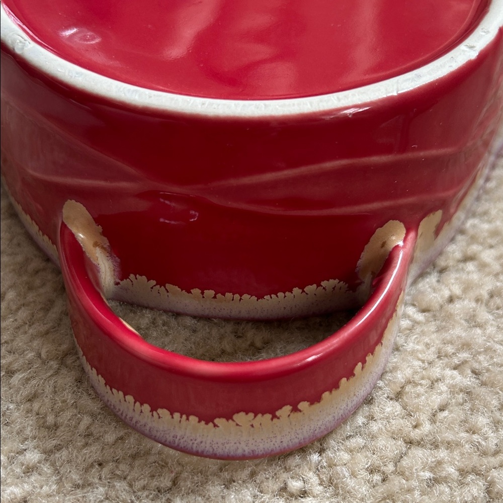 LTD Commodities Red Ceramic Baked Brie Dish - Picture 4 of 7